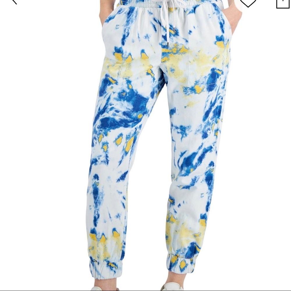 Style & Co Tie-Dyed Jogger Pants - Picture 4 of 6